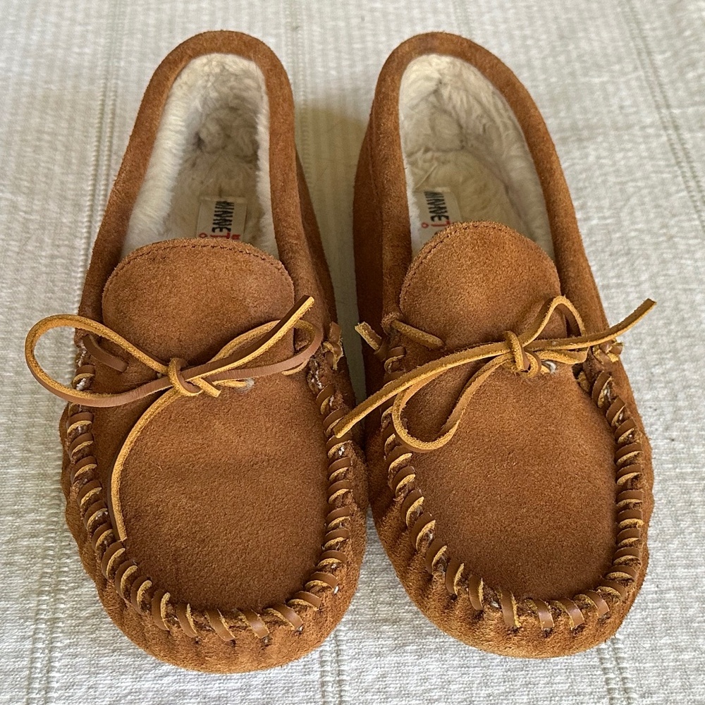 Minnetonka Pile Lined Softsole Moccasins